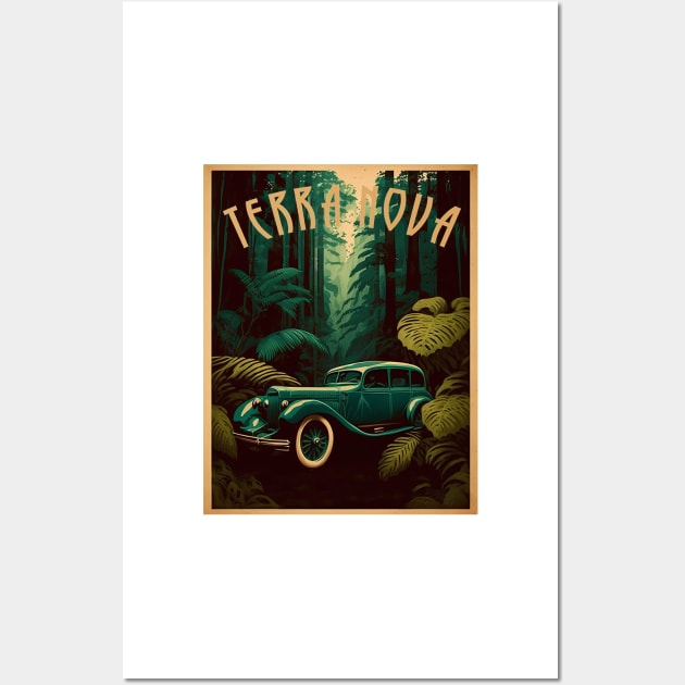 Terra Nova Park Canada Vintage Travel Art Poster Wall Art by OldTravelArt